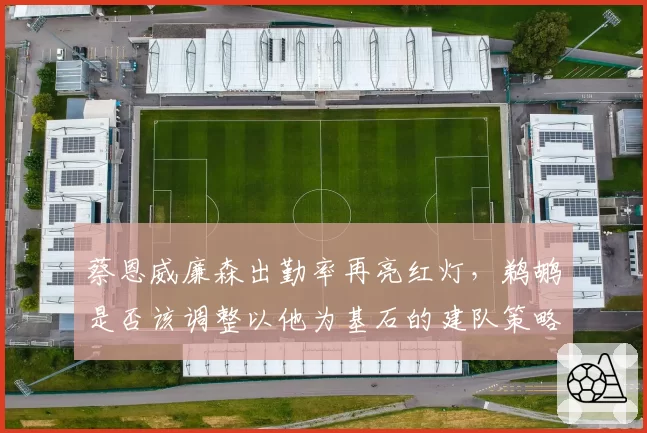 蔡恩威廉森出勤率再亮红灯,鹈鹕是否该调整以他为基石的建队策略?